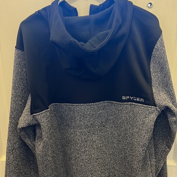 Spyder Mens quarter zip pullover hoodie size Large. NWT - Picture 5 of 7